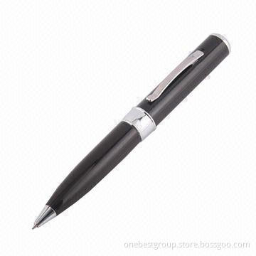 Covert Camera Pen, Supports Video Recorder and Camera, with Built-in Microphone